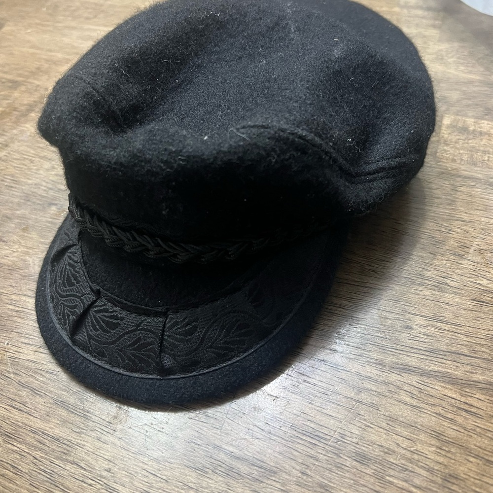 Thanco products Greek fishermens Black Wool Men's Cap